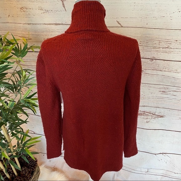 Sweet Romeo Abstract Rib Turtleneck Knit Tunic NWT - Picture 8 of 10